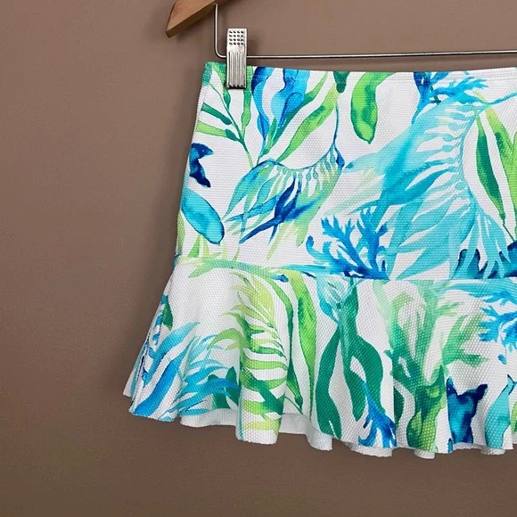 {Tommy Bahama} Island Cays Seafrond Rashguard & Swim Skort - Womens Small - Picture 10 of 16